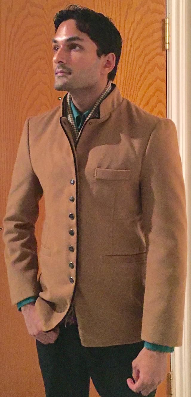 shirt collar with blazer