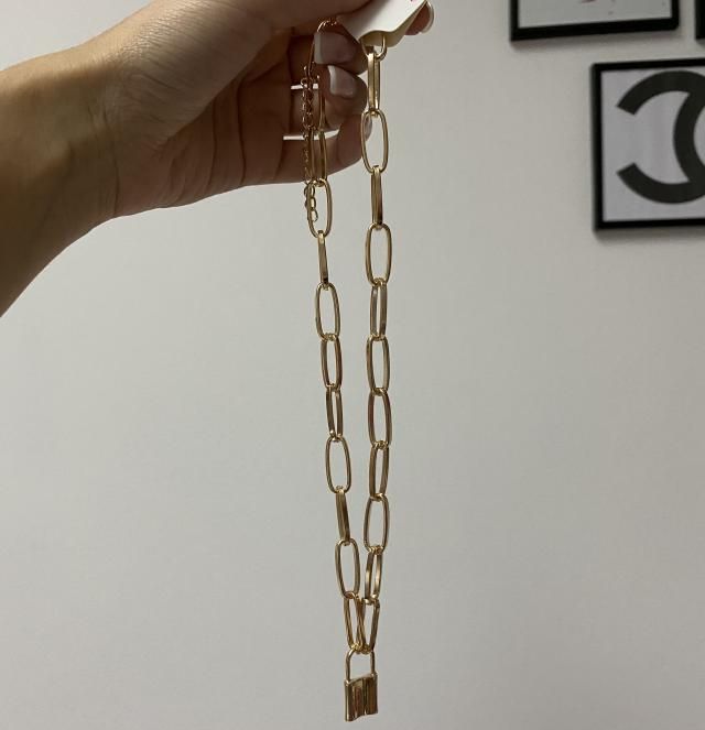 [35 OFF] 2021 Lock Pendant Punk Style Chain Necklace In SILVER DressLily